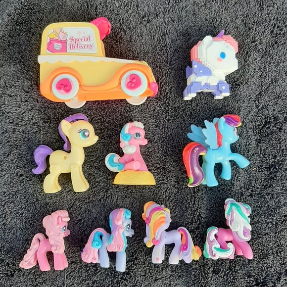 My Little Pony 2" to 2.5" Assorted Lot (8) & Car - Picture 6 of 6